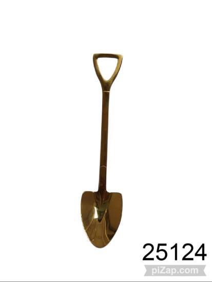 Imagen de CUCHARA 100% ACERO LINEA GOLD FORMA PALA 3.26